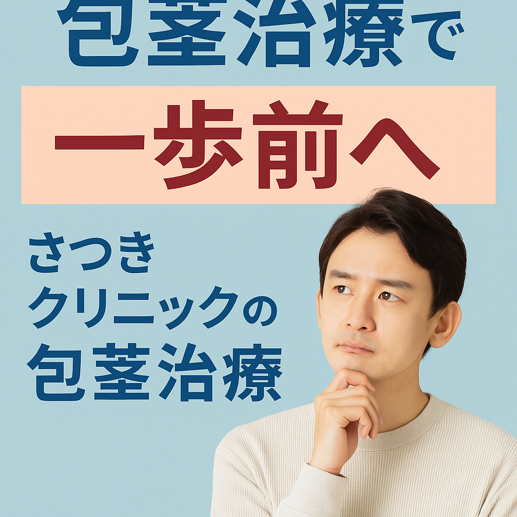 【自分を変えるきっかけに】さつきクリニックの包茎治療で、一歩前へ踏み出そう