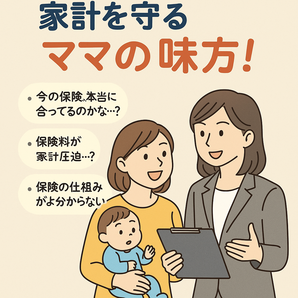 家計を守るママの味方!保険とお金の悩みを無料で解決できる“見直し相談サービス”とは?